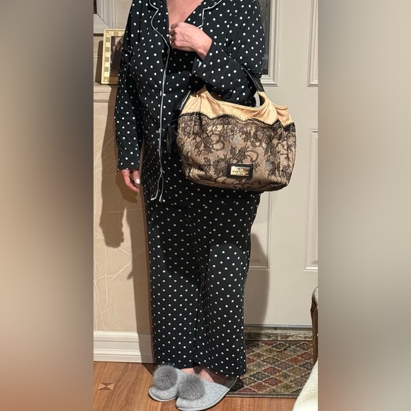 Valentino Garavani Raffia & Lace satchel bag - Picture 5 of 6